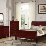 Louis Philippe Bedroom Set (Cherry)